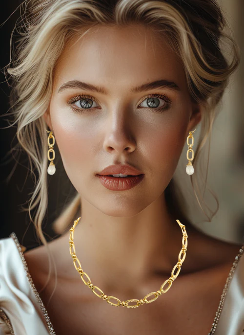 Reagan Gold Moonstone Earrings - Lositime