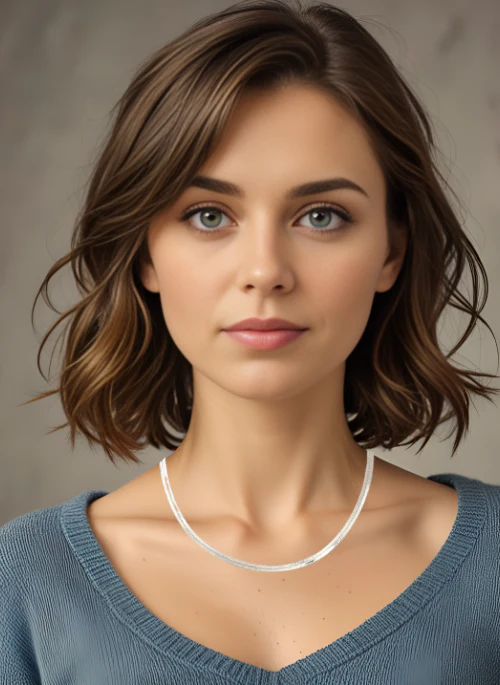 Hailey Silver Herringbone Necklace 18