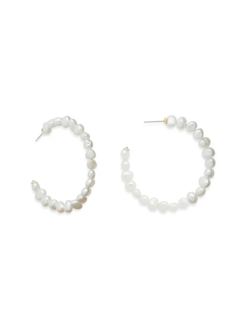 Pearl Statement Hoops - Lositime