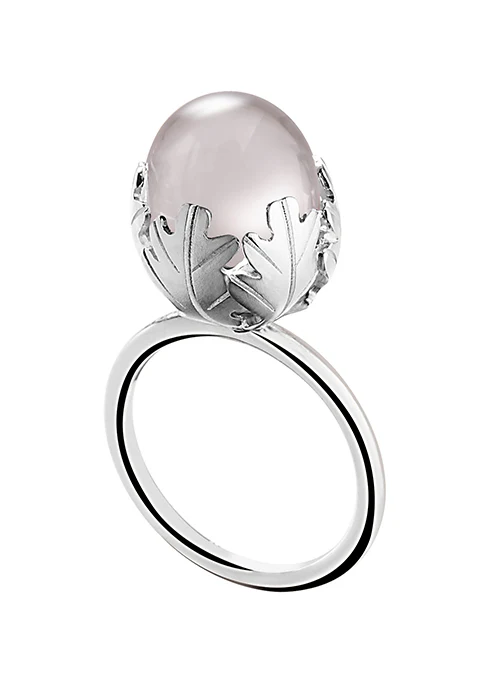 MURMURE Crystal Ring Leaf - Lositime