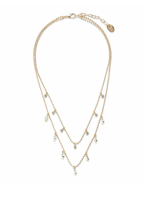Abby Layered Gold Necklace - Lositime