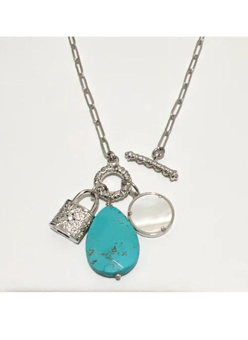 Mama Toggle Charm Necklace - Lositime