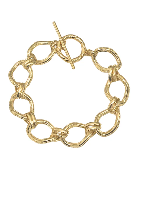 Stacee Chunky Gold Chain Bracelet - Lositime