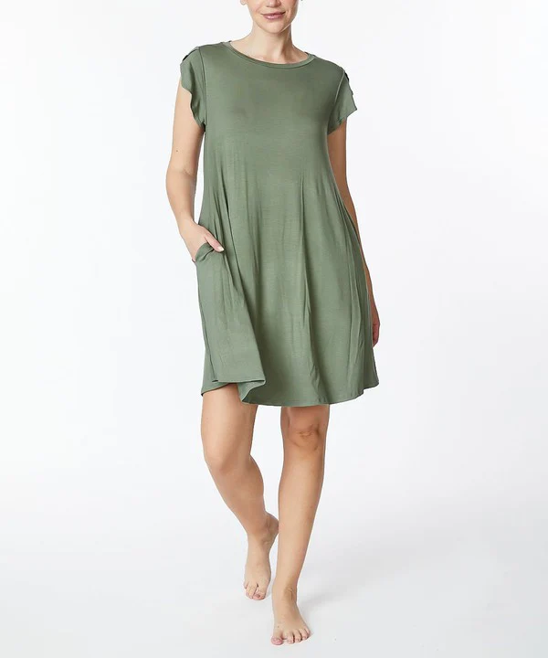 BAMBOO TULIP SLEEVE DRESS - Lositime