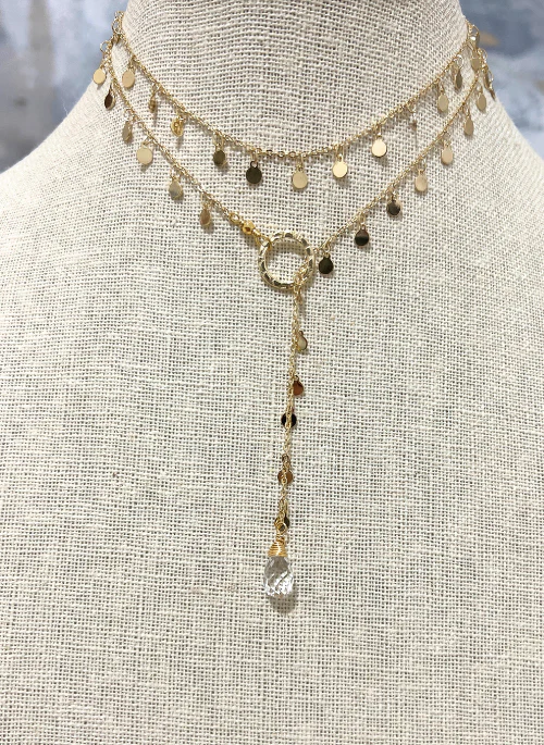 Sydnie Adjustable Lariat Necklace - Lositime